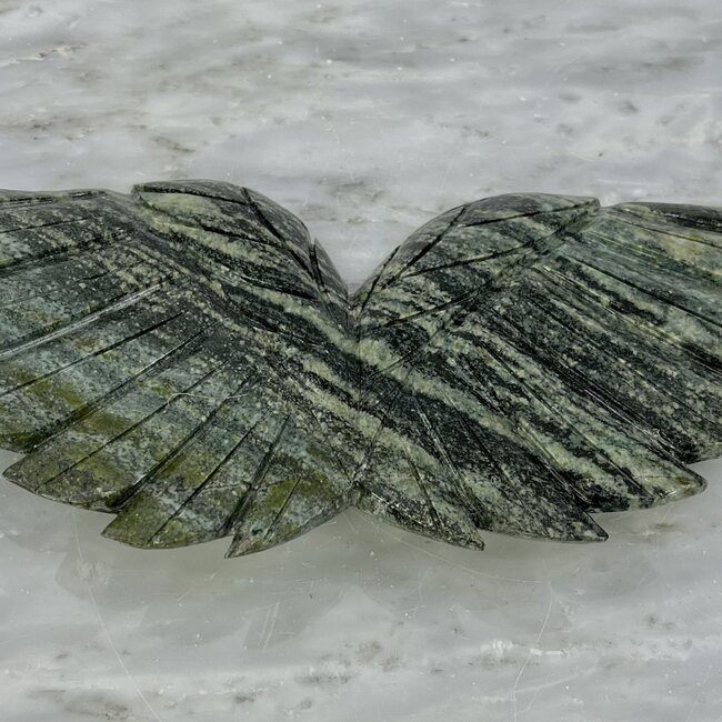 Serpentine & Epidote Angel Wings-Large #1 Specimen