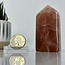 Pink Rose Calcite Tower Point Generator - Medium