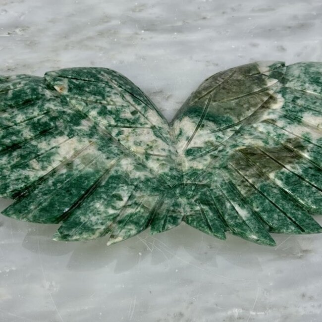 Green Aventurine Angel Wings-Extra Large XL #3