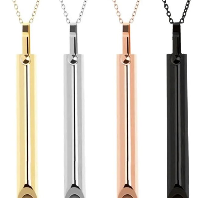 The Shift Breathing Necklace - Black