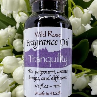 Tranquility Fragrance Oils - 15ml - Aroma Lamp Potpourri Diffuser - Midnight Wild Rose
