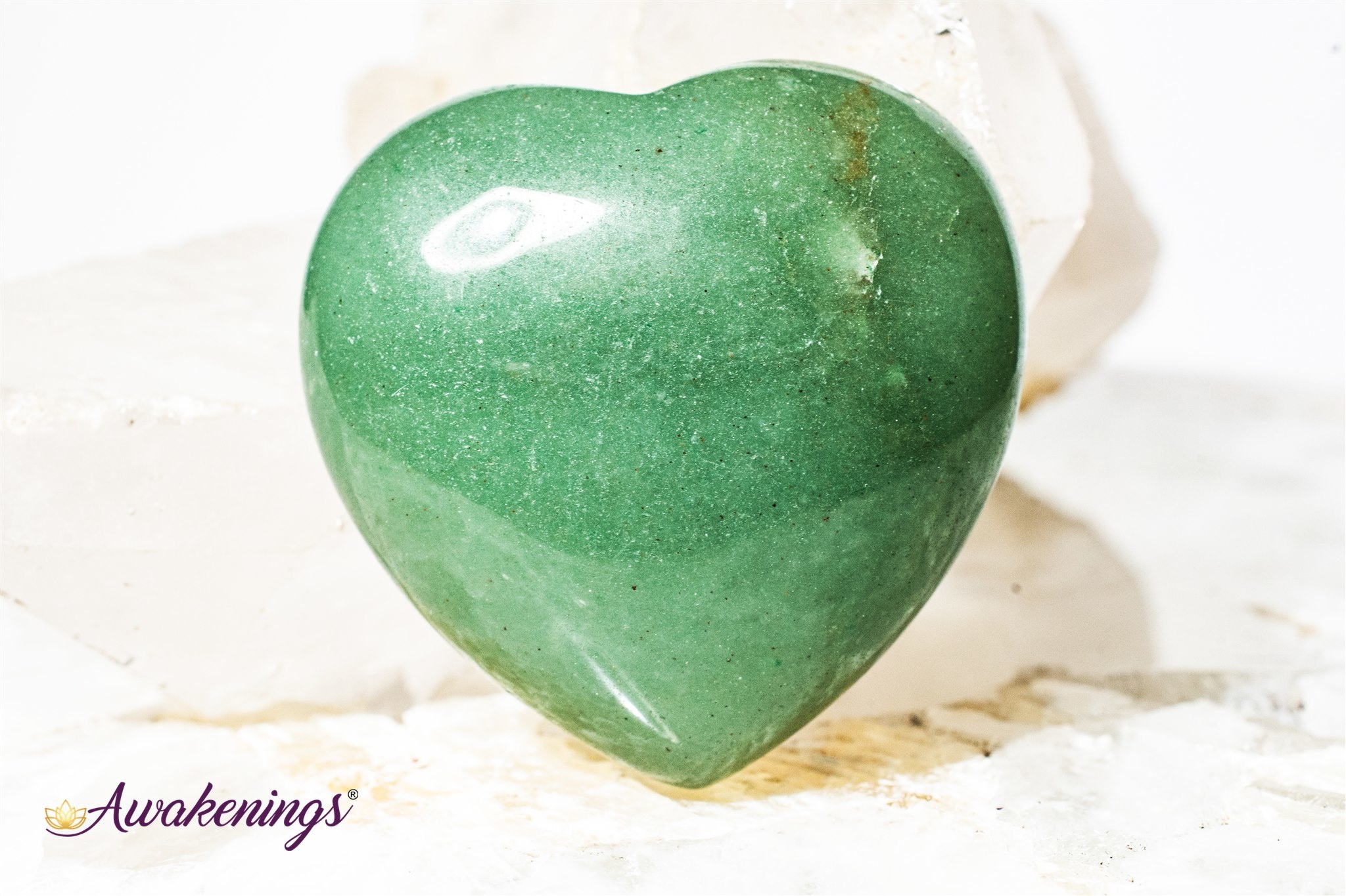 Green Aventurine Puffy Hearts Green Aventurine Puffy Hearts