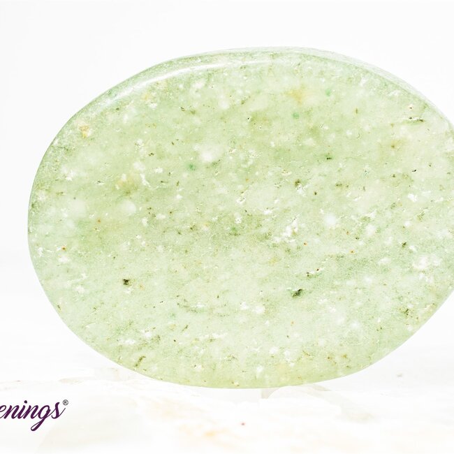 Green Aventurine Worry (Thumb Fidget Relaxation Pocket) Stones - Medium Oval