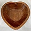 Wooden Heart Bowl Dish - Home Décor