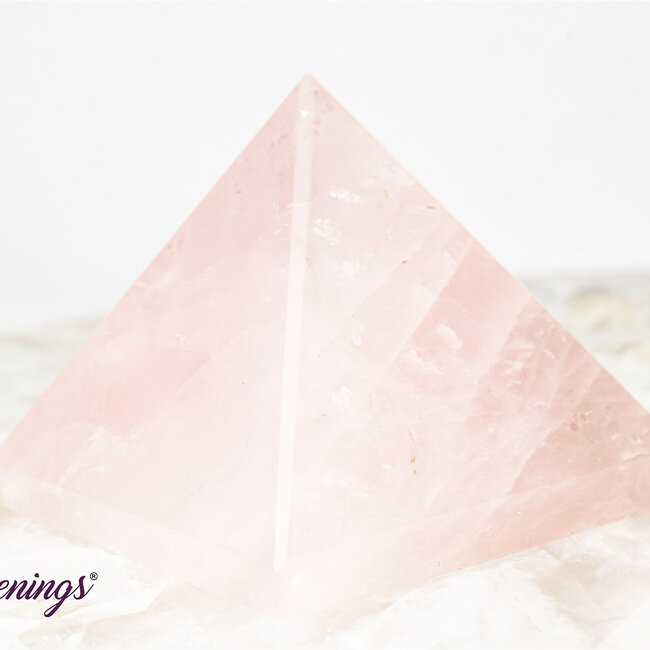 Rose Quartz Pyramids - Large (2")