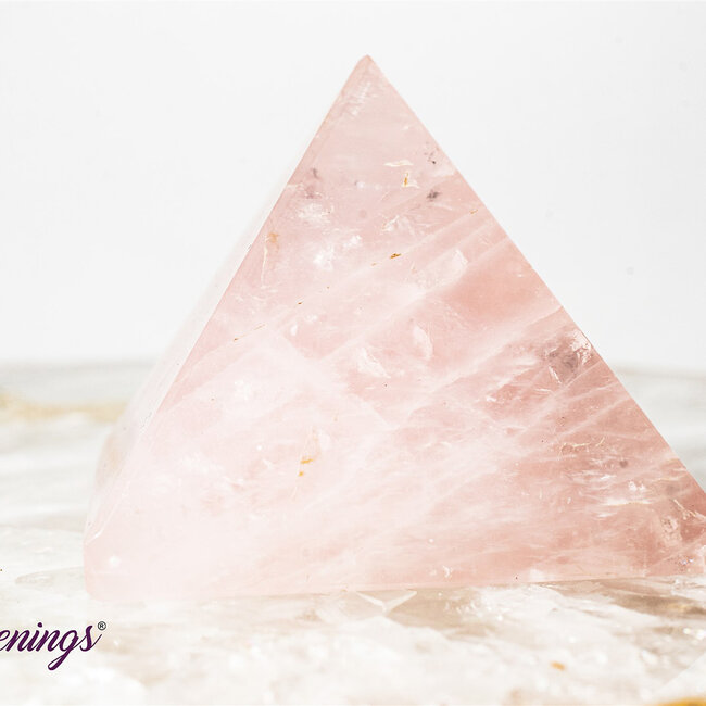 Rose Quartz Pyramids - Large (2")