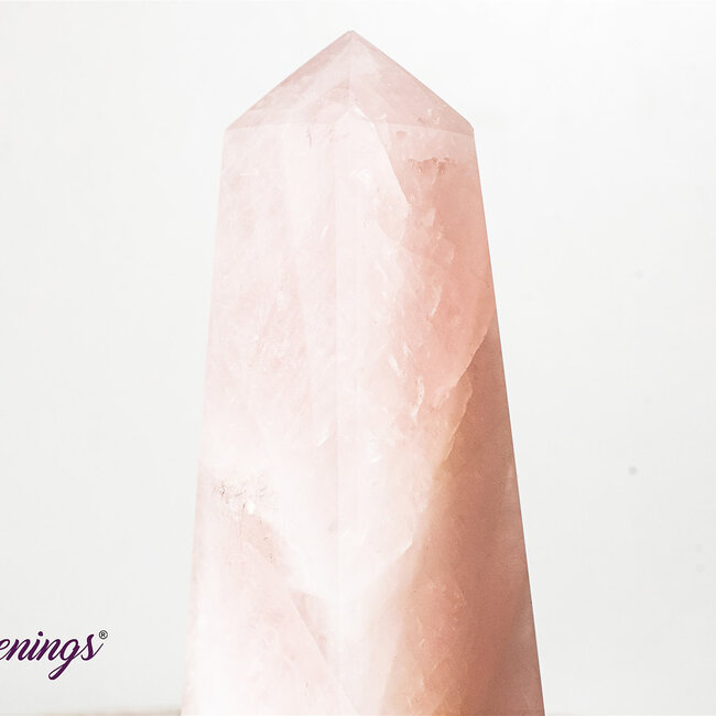 Rose Quartz Obelisk (Tower Generator) - Medium (4-5")