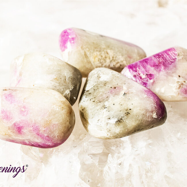 Pink Ruby Red (Rubellite) Tourmaline - Tumbled