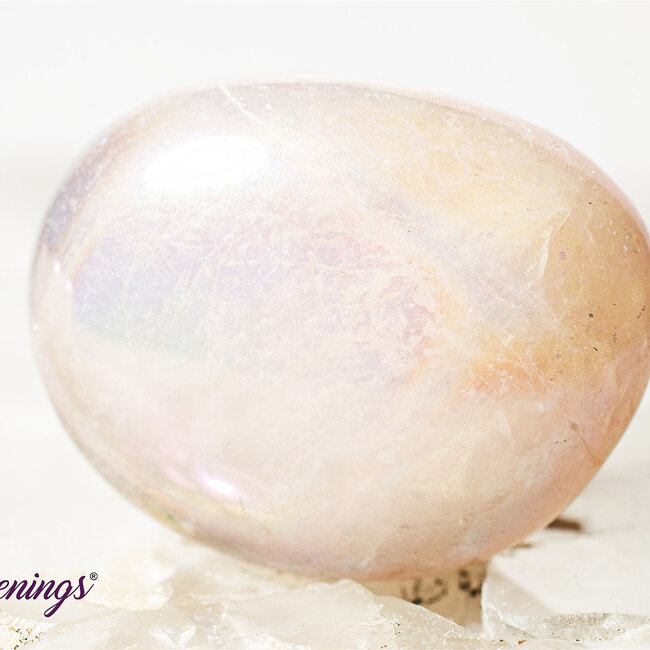 Pink Aura Rose Quartz - Large Tumbled
