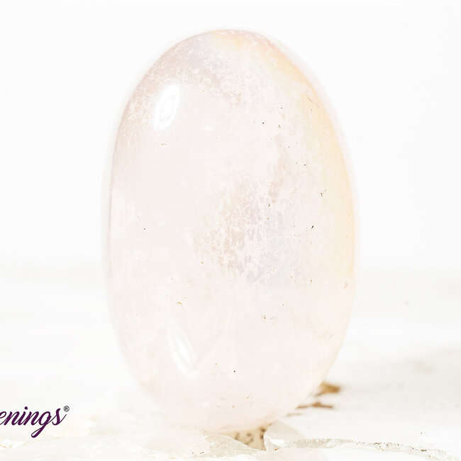 Pink Aura Rose Quartz - Large Tumbled