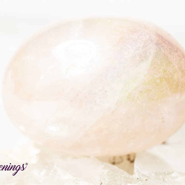 Pink Aura Rose Quartz - Large Tumbled