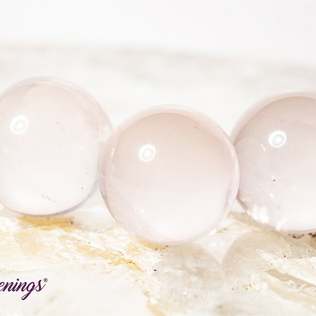 Star Rose Quartz Sphere Orb (10 - 25mm)