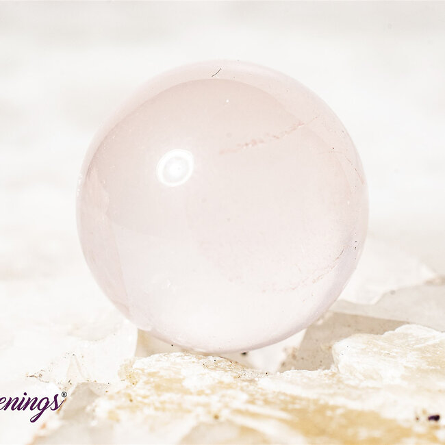 Star Rose Quartz Sphere Orb (10 - 25mm)