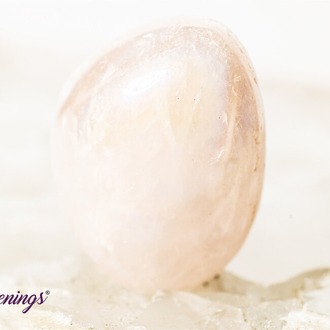 Pink Aura Rose Quartz - Tumbled