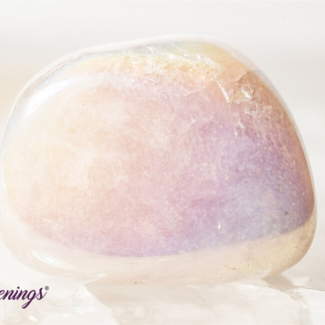Pink Aura Rose Quartz - Tumbled