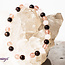 Rose Quartz, Strawberry Quartz (Red Guava), & Garnet Bracelets - 6mm