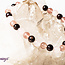 Rose Quartz, Strawberry Quartz (Red Guava), & Garnet Bracelets - 6mm