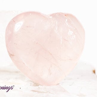 Rose Quartz Hearts  - Small (1")