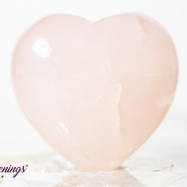 Rose Quartz Hearts - Mini