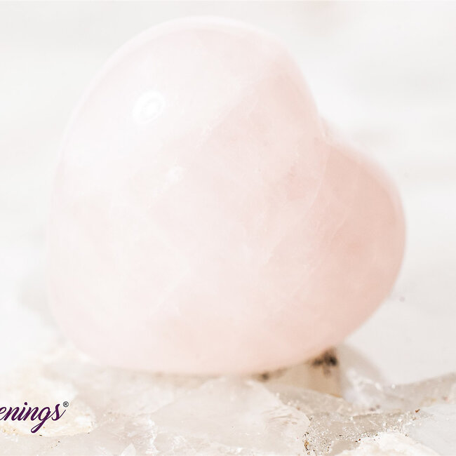 Rose Quartz Hearts - Mini
