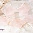 Rose Quartz Stars - Medium Carving
