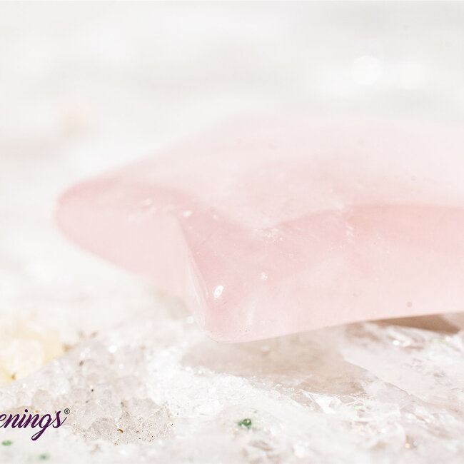 Rose Quartz Stars - Medium Carving