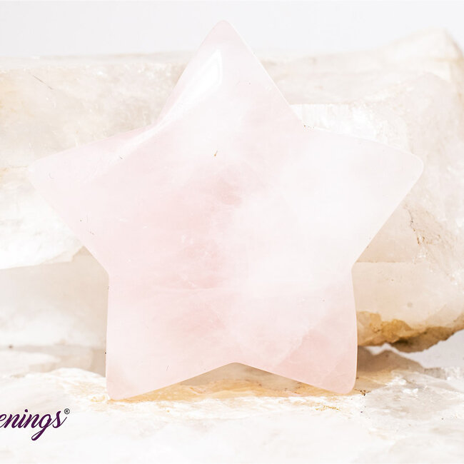 Rose Quartz Stars - Large 2"