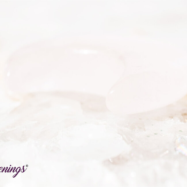 Rose Quartz Crescent Moons - Medium