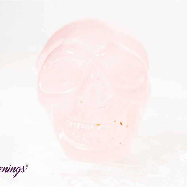 Rose Quartz Skulls - Mini