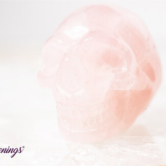 Rose Quartz Skulls - Mini