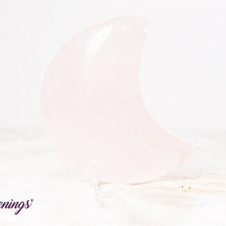 Rose Quartz Moons (Chunky) Medium