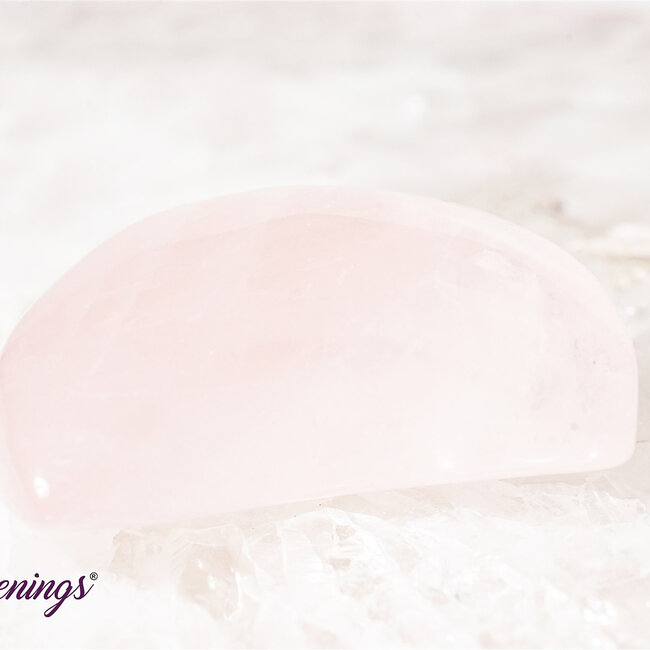 Rose Quartz Moons (Chunky) Medium