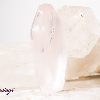Rose Quartz with Rainbows Faceted Free Form Freeform (AAA Grade) - Small (1-2")
