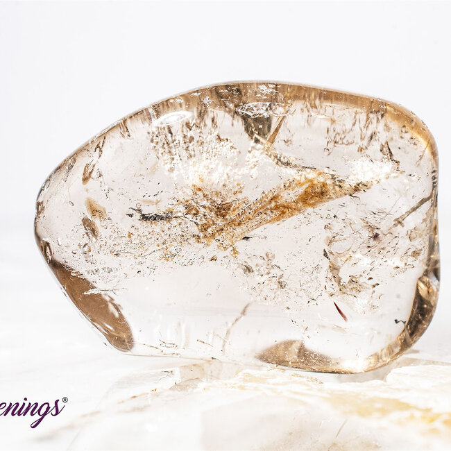 Lodolite (Ghost Garden Landscape) Quartz - Tumbled (Ladolite Chlorite Scenic)