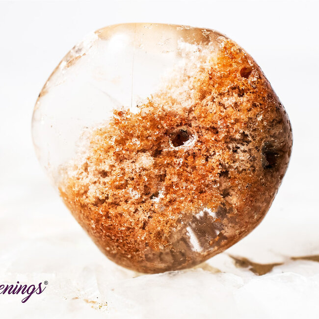 Lodolite (Ghost Garden Landscape) Quartz - Tumbled (Ladolite Chlorite Scenic)