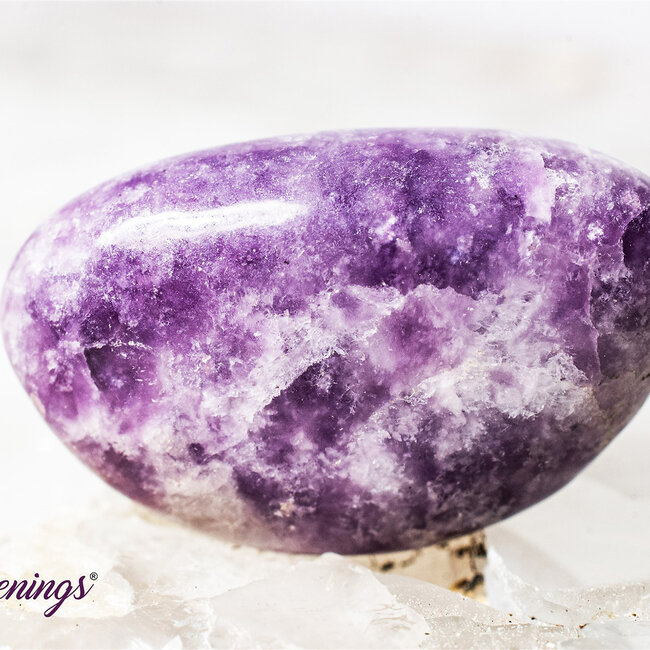 Lepidolite (Purple Mica) - Tumbled Smooth