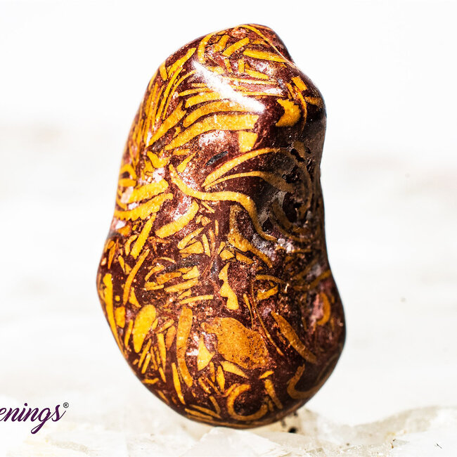 Arabic Miriam Jasper (Calligraphy Script Stone) - Tumbled