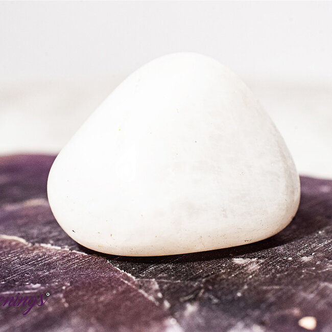 Milky Snow White Quartz - Tumbled