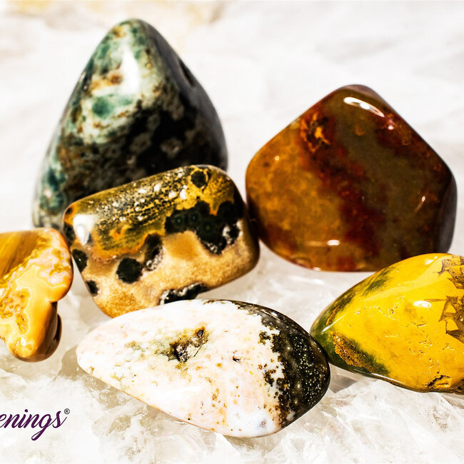 Ocean (Sea Sediment Marine) Jasper - Tumbled