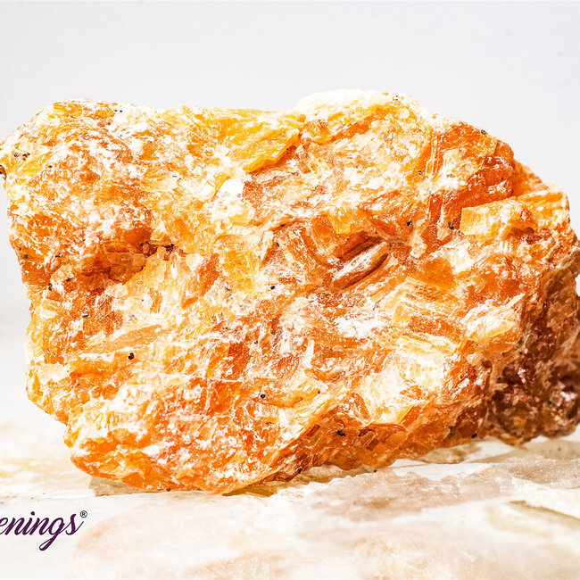 Dark Orange Calcite - Rough Raw Natural