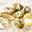Chevron Prasiolite (Green Amethyst) - Tumbled