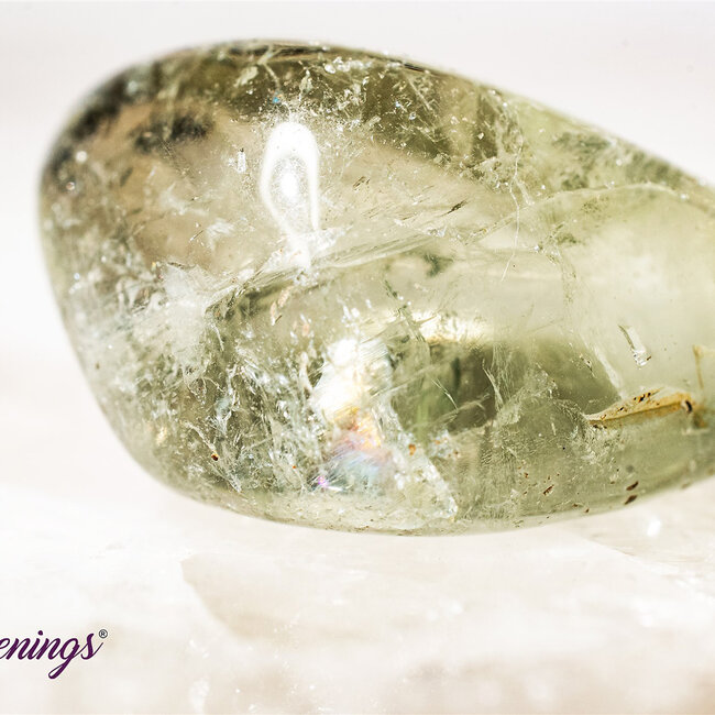 Light Prasiolite (Green Amethyst) - Tumbled