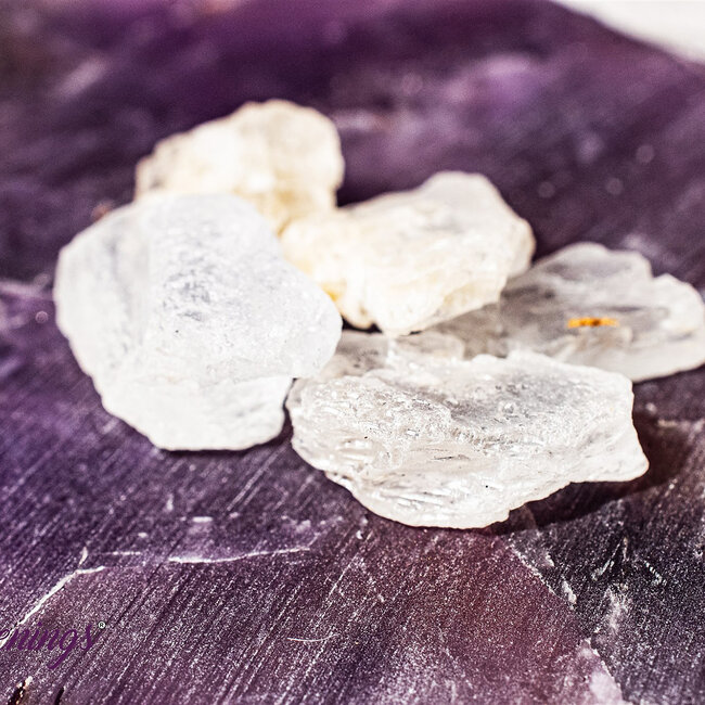 White Clear Milky Petalite (Angelic Quartz Castorite) - Small Rough Raw Natural