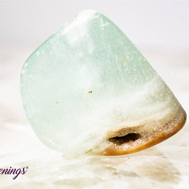 Pistachio Sea Green Calcite - Tumbled