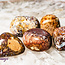 Red Palm Root (Palmwood) Fossil - Tumbled Smooth