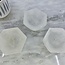 Selenite (Satin Spar Gypsum) Hexagon Charging Bowl - Small 3" Dish