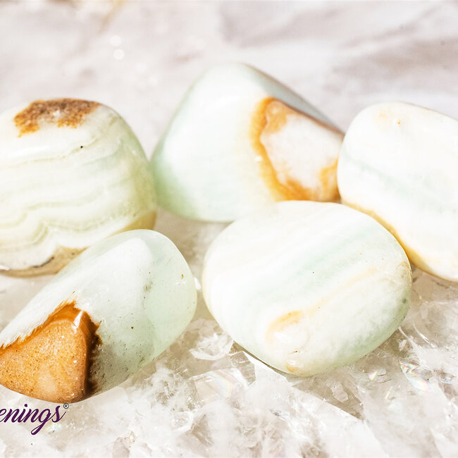 Pistachio Sea Green Calcite - Tumbled