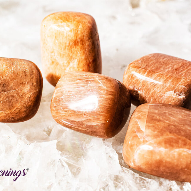 Peach Moonstone -  Tumbled