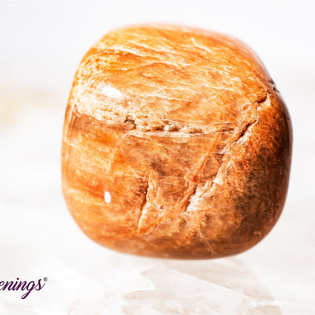 Peach Moonstone -  Tumbled