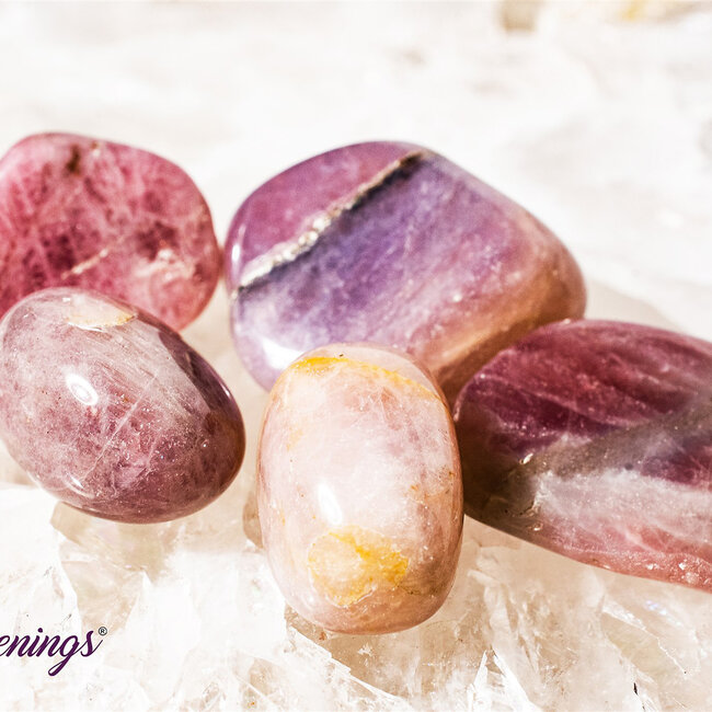 Purple Rose Quartz -  Tumbled
